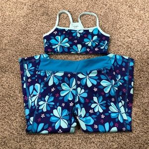 **FINAL PRICE** Little girls workout leggings and top